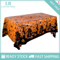 ราคา LF Wholesale Flash Sale ผ้าปูโต๊ะพลาสติกแบบใช้แล้วทิ้งสำหรับวันฮาโลวีนผ้าคลุมโต๊ะทรงสี่เหลี่ยมกันน้ำ (20404474022)