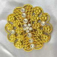 ราคา หัวเข็มขัดสีทอง Vintage Jewelry สำหรับชุดไทย เพชรรอบหัวเข็มขัด (20750120564)