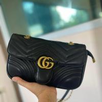 ราคา กระเป๋าสะพายสายโซ่ขนาด9นิ้ว รุ่นซิปเปิด ปิด กระเป๋าสไตล์กุชชี่ (20092179928)