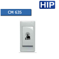 ราคา HIP CM635 Exit Switch พลาสติกมีกรอบ ไม่ต้องใช้บ๊อกรอง ขนาดเล็กติดที่วงกบได้ (9513108657)