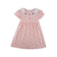 ราคา Chelsee ชุดเดรสกระโปรง เด็กผู้หญิง รุ่น 237934 คอกลมปกบัว ลายดอกไม้ ผ้า 100 Cotton อายุ 2 9 ปี เสื้อผ้าเด็ก (13175348908)