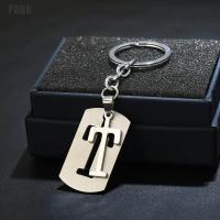 ราคา PDBH Store พวงกุญแจสแตนเลส A Zพวงกุญแจตัวอักษร26ตัวอักษรพวงกุญแจผู้ชายผู้หญิงของขวัญ (13926079154)