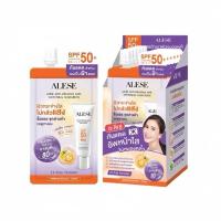 ราคา ส่งฟรี 1กล่อง 6ซอง อะลิเซ่ ALESE Premium Horse Oil Snail White Cream Miracle Boostink Serum Anti Melasma Sunscreen (21314000101)