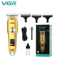 ราคา VGR USB ร้านตัดผมชายเครื่องตัดแต่งทรงผมแบบชาร์จไฟได้ Professional ปัตตาเลี่ยนสำหรับชายเครื่องเล็มเคราตัดผมเครื่องมือตัดผม (9343146588)