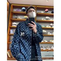 ราคา 2023 รุ่นใหม่ MLB23 เสื้อคู่รักชายหญิงฤดูใบไม้ร่วง NY เสื้อเชิ้ตปักลายแขนยาวผ้ายีนส์ลายดอกไม้เต็มมาตรฐาน (20825972379)