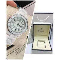 ราคา นาฬิกาผู้หญิง real ceramic material size 34mm size 38mm water resistant 100 (10284165146)
