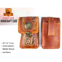 ราคา ซองหนังมือถือ กระเป๋าหนังตอกลาย เคสโทรศัพท์ วินเทจสไตล์ หนังแท้ COWBOY CASE พร้อมส่งทันที (19130587436)