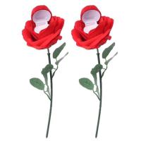 ราคา กล่องใส่แหวนดอกกุหลาบ2ชิ้นกล่องใส่ตุ้มหูดอกกุหลาบกำมะหยี่สีแดงกล่องใส่ของขวัญที่ใส่ของสำหรับเจ้าสาวกล่องจัดเก็บเครื่องประดับงานหมั้นงานแต่งงาน (20808235222)