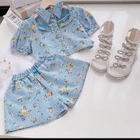 ราคา Bear Leader New Floral Girls Outfits Sets Summer Girls Fashion Shirt Shorts Jeans Suit Baby Kids Children Flower Denim Clothing Set (16945374915)