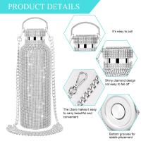ราคา 350ml 500ml 750ml Diamond Thermos Bottle Portable Shining Thermos Bottles 304 Stainless Steel Reusable Easy Clean for Women Outdoor Traveling Products (16239198771)