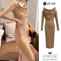 ราคา ZY HT EraVogue เดรสรัดรูป เดรสไปงานแต่ง เดรสยาว เดรสสีกากี เดรสทำงาน ชุดออกงาน เดรสเซ็กซี่ เดรสเกาหลี เดรสออกงาน เดรสผู้หญิง พร้อมส่ง 10045 (13442968270)