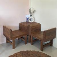 ราคา ชุดโต๊ะกาแฟ ชุดน้ำชา โต๊ะทานข้าว โต๊ะไม้สัก โต๊ะทานอาหาร (14216048793)