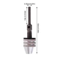 ราคา 0 3 3 4มมก้านกลมหัวจับเงินสามจับศูนย์กลางตัวเองสว่านบิดหัวจับเครื่องบดไฟฟ้าขนาดเล็กหัวจับสว่าน (12801607442)