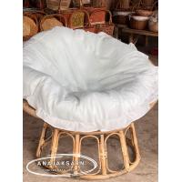 ราคา เก้าอี้หวายเรด้า แถมฟรีเบาะหนา พร้อมปลอกถอดซักได้ เก้าอี้หวายดาวเทียม 120ซม เก้าอี้หวายแท้ (19055081854)