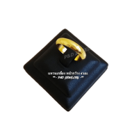 ราคา ใหม่ แหวนกลมเกลี้ยง หน้ากว้าง 4มม ชุบทองแท้ 24K เคลือบแก้วหนา (19479552750)