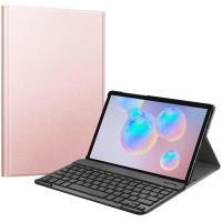 ราคา เคสคีย์บอร์ดสำหรับ Samsung Galaxy Tab S6 10 5 2019 รุ่น SM T860 t865 t867 รองรับการชาร์จไร้สาย S Pen ฝาครอบบางพร้อมคีย์บอร์ด Bluetooth ไร้สายแบบถอดได้ (1209740759)