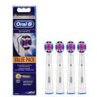 ราคา Oral B EB18 3D หัวแปรงสีขาวแปรงสีฟันไฟฟ้าเปลี่ยนได้แพ็ค4 (21255325420)