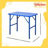 ราคา YellowHouse โต๊ะพับขาสวิงหน้าเหล็ก ขนาด 3ฟุต รุ่นขาสี่เหลี่ยม โต๊ะสวิง โต๊ะพับ โต๊ะขายของ โต๊ะพับแม่ค้า โต๊ะขาเหล็ก (16630297714)
