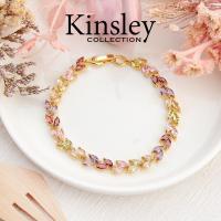 ราคา สร้อยข้อมือเพชร ใบมะกอกสีทอง เพชรczสีรวม สวยสีหวาน ใส่แล้วดูดี พร้อมส่ง ใบมะกอกสีรวม (12281032856)