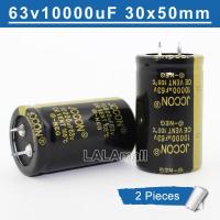 ราคา 2Pcs 10000UF 63V ตัวเก็บประจุแบบอิเล็กโทรไลติก63V10000uF 10000uF63V 10000UF 63VDC 10000MFD 10000UF Through Hole Capacitor 30x50mm (7833369129)