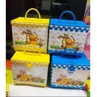 ราคา กระเป๋าสานพลาสติกลายโดเรม่อนแบบฝาปิดขนาด15 19 16 ลายใหม่ต้องการสีอื่นๆแจ้งแม่ค้าทางแชทคะ ลูกค้าเลือกเองได้ (10535426436)