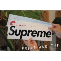 ราคา สติ๊กเกอร์แต่งรถ งานไดคัท ลาย Supreme มีหลายสี มีหลายขนาดให้เลือก sticker oracal (14386074222)