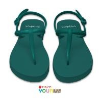 ราคา CHO I CE รองเท้าแตะรัดส้น โอลีฟรัดส้นโอลีฟ รองเท้าแตะยางพารา นุ่ม ใส่สบาย ไม่กัดเท้า (19421639258)