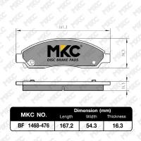 ราคา ผ้าเบรคหน้า หลัง CHEVROLET COLORADO 2 52 83 0 ทุกรุ่น 2004 2020 corolado เชฟโรเลต โคโลราโด้ โคโรลาโด้ ผ้าเบรค MKC ผ้าเบรค chevrolet (15030476551)