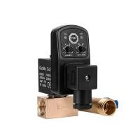 ราคา Water auto drain solenoid valve 1 2 timer controlled 220V 24V for Air compressor gas tank Fixtures Plumbing Valves (20817363853)