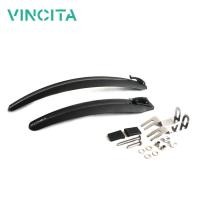 ราคา Vincita บังโคลนจักรยานพับ ใช้กับล้อ 20 นิ้ว พร้อมอะไหล่ติดตั้ง แบบปลดเร็ว หน้า หลัง F06 ชุดบังโคลน พลาสติก ที่กันน้ำดีด เปื้อนเสื้อปั่น อุปกรณ์เสริม กันฝน สำหรับรถจักรยาน ล้อ 20 น้ำหนักเบา ทนทาน สีดำ 