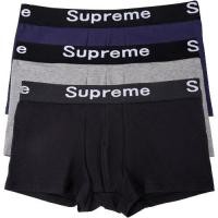 ราคา พร้อมส่ง กางเกงในชาย Supreme 1กล่อง 3ตัว กางเกงในผู้ชาย สุพรีม ทรงBoxer ของแท้ 100 เนื้อนุ่มสบายใส่สบาย (15965076540)