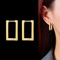 ราคา Vnox Gold Silver Bohemian เงินแฟชั่นผู้หญิงเรขาคณิต Square Hoops ต่างหูหญิงเครื่องประดับของขวัญสแตนเลส (9106595048)
