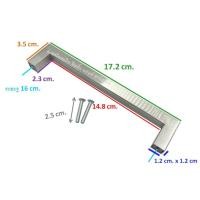 ราคา มือจับ มือจับเฟอร์นิเจอร์ มือจับตู้ มือจับลิ้นชัก มือจับสแตนเลส มีสองสี ให้เลือก สีดำ และ สีสแตนเลส ความยาวเลือก ด้านในครับ รุ่น 013 (4509862831)