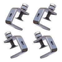 ราคา แพ็ค4 304สแตนเลส C Clamp Tiger Clamp งานไม้ Clamps Heavy Duty C Clamp พร้อมช่องเปิดขากรรไกรกว้าง (15258374025)