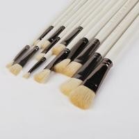 ราคา Weizhuang เซ็ตพู่กันแบนขนแพะ 6ด้าม เซ็ตเบอร์คู่ เซ็ตเบอร์คี่ พู่กันสีอะคริลิค พู่กันสีน้ำมัน พู่กันสีโปสเตอร์ Flat (9861319982)