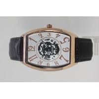 ราคา นาฬิกาข้อมือผู้ชายหญิง เรือนทองเคลือบPink gold สายหนังแท้ ระบบ Quartz 3เข็ม หน้าปัดคลาสสิค killing ขนาดหน้าปัด30mmx38mm รุ่น CON 7030P (20385058909)