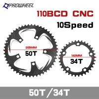 ราคา PROWHEEL 110BCD ชุดขาจานและใบจาน Road Bike ขายาว 172 5 mm ขนาดฟันใบจาน 50 34 กดสั่งซื้อแยกระหว่างขาจานและใบจาน (19352743369)