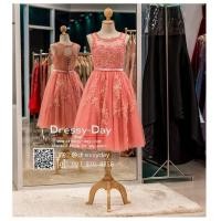 ราคา ชุดราตรีออกงาน ชุดราตรีสวยหรู ชุดราตรีสั้น PF178 PNK ชมพู (8846276029)