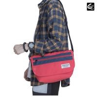 ราคา Cest cool Operations กระเป๋าสะพายข้างชายสีแดง กระเป๋าสะพายชาย กระเป๋าสะพายข้าง กระเป๋าผ้าชาย (17761307812)