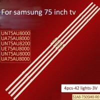 ราคา แถบไฟแบล็คไลท์ Led 4ชิ้น เซ็ตสำหรับซัมซุง UN75AU8000 UA75AU8000แถบไฟ75AUBK BN96 52594A S1A8 750SM0 (20970447579)