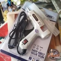 ราคา ปืนกาว ปืนยิงกาว มีสวิตซ์ คุณภาพดี ปืนยิงกาว ปืนยิงซิลิโคน จำนวน 1 อัน กาวแท่งเล็ก 3 อัน Glue Gun (212991771)