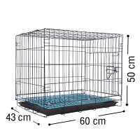 ราคา กรงกระต่ายพับได้ กรงกระต่าย 50 60 ซม กรงใส่กระต่าย กรงเหล็ก กรงสัตว์เลี้ยง Cage Rabbit (20576945025)