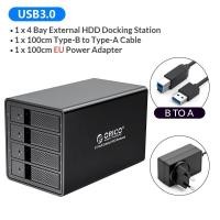ราคา ORICO 95 Series 4 Bay 3 5 Sata To USB 3 0 HDD Docking Station พร้อม150W 72W Internal Power Adaper อลูมิเนียม HDD Case (16741643857)