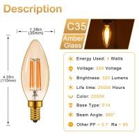 ราคา E12 E27 E14หลอดเอดิสันแบบย้อนยุค1W 2W 3W 4W 6W 8W ไส้หลอดไฟ220V หลอดไฟแสงขาวนวลหรี่ได้90 ประหยัดพลังงานของตกแต่งบ้าน (19079534422)