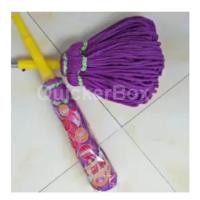 ราคา ไม้ม็อบถูพื้นบิดล็อค สีม่วง บิดง่าย แห้งไว เบาแรง ไมโครไฟเบอร์ ส่งฟรี (812676054)