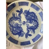 ราคา จานลายมังกร ดอกบัว 8เทพ (18297161814)