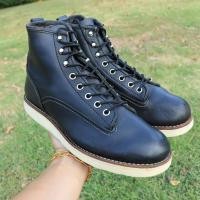 ราคา ส่งฟรี 8US 26cm 41eu รองเท้าHawkins EST 1850 Lineman Sports Boots โทนดำ Leather Pre owned Authentic (21021866734)