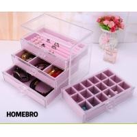 ราคา ชั้นวางเครื่องสำอางกล่องอะคริลิคกล่องเก็บเครื่องสำอางค์อะครีลิคกล่องใส่เครื่องประดับสไตล์โมเดิร์น 3ชั้น 4ชั้น 1012 (8222227775)