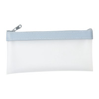 ราคา กระเป๋าเก็บดินสอกันน้ำ TPU Pouch Pensil แบบพกพามีซิปหนังฝ้ากล่องใส่ดินสอแบบใสใสกระเป๋าเก็บของเครื่องเขียนสำนักงานแบบพกพา (19720381807)