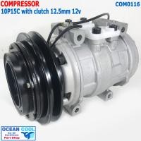ราคา คอมเพรสเซอร์ 10P15C มีมู่เล่คลัช COM0116 Compressor 10P 15C with clutch คอมแอร์ น้ำยา R134a แอร์ คอมแอร์รถยนต์ (15391434966)